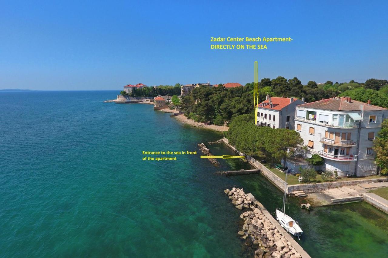 Zadar Center Beach Apartment - Directly On The Sea Ngoại thất bức ảnh