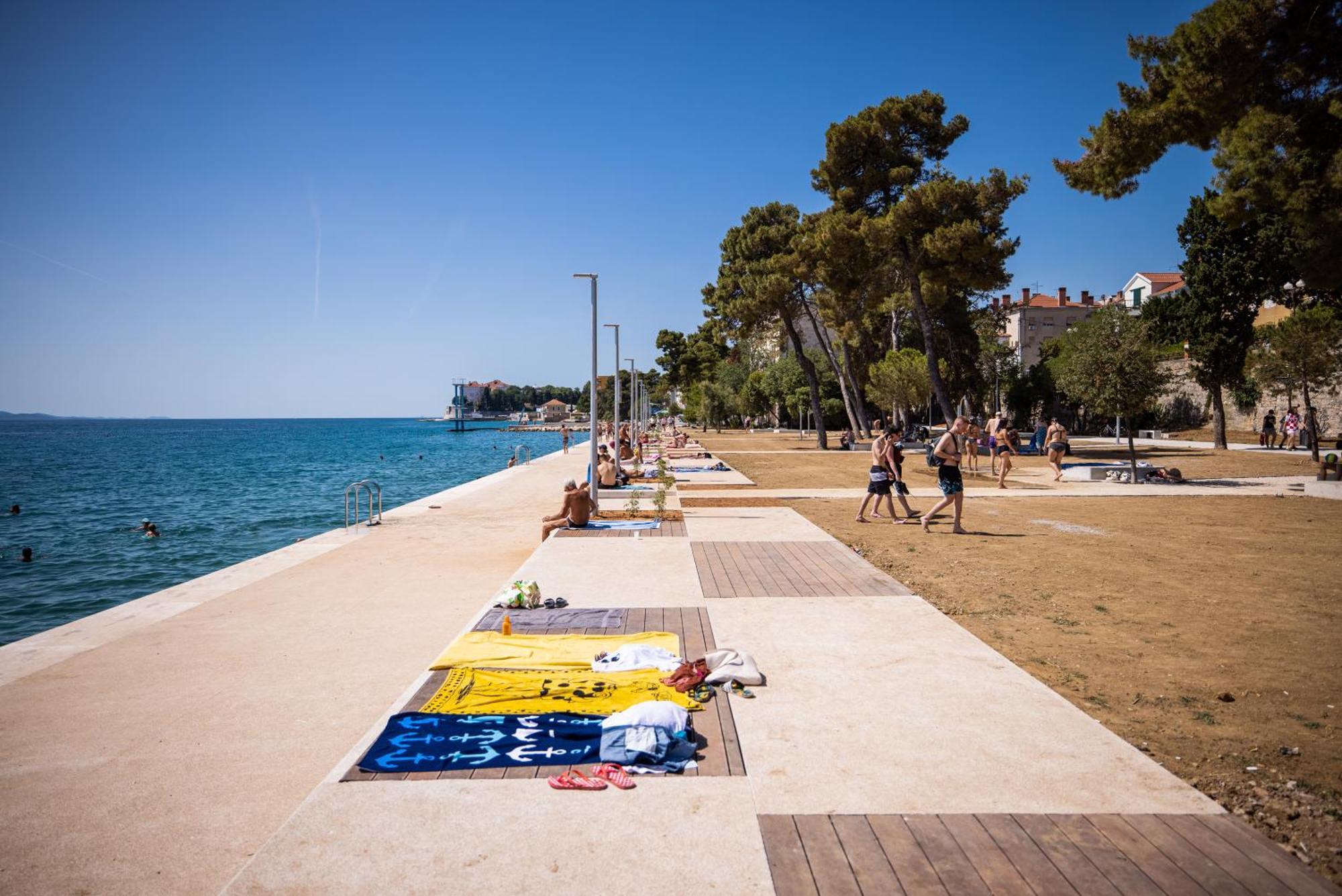 Zadar Center Beach Apartment - Directly On The Sea Ngoại thất bức ảnh